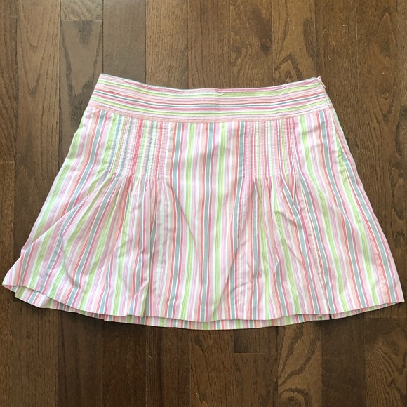 J. Crew Dresses & Skirts - 90s: J. Crew Striped Pleated Skirt